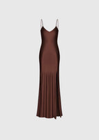 Chocolate Brown Slip Dress