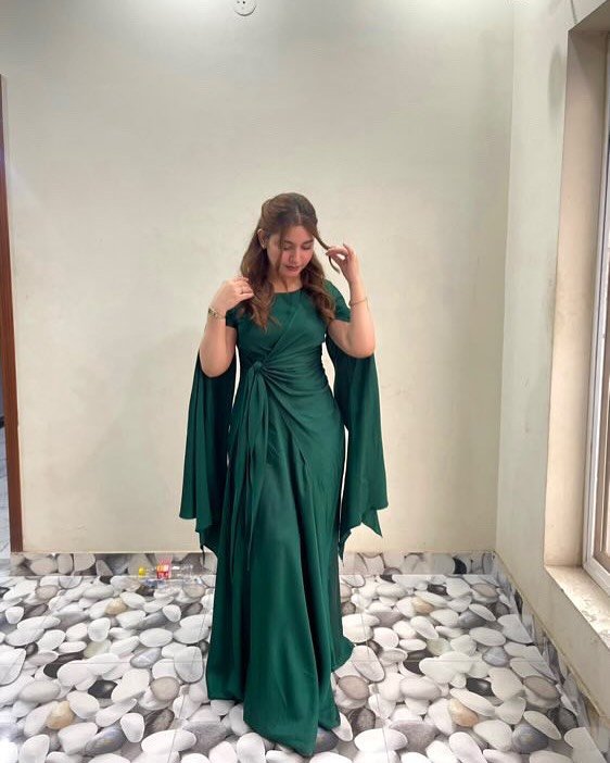 Dark Green Long Dress