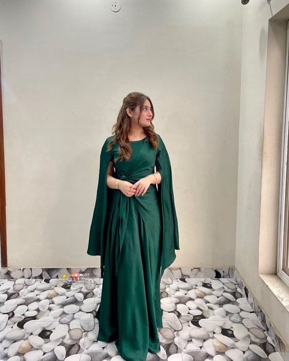 Dark Green Long Dress