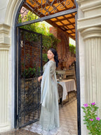 Silver Sage Long Dress