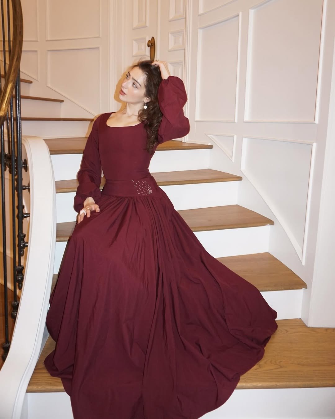 Velour Maroon
