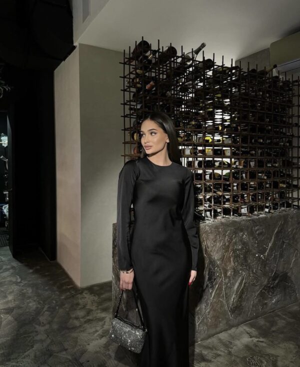 High Neckline Gamine Dress - Image 2