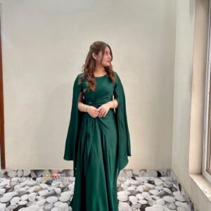 Dark Green Long Dress