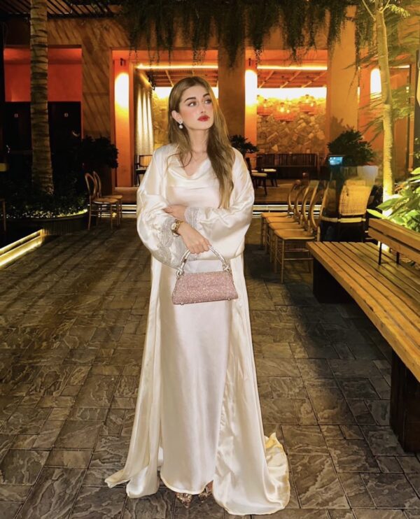 CREAM ABAYA SET - Image 6