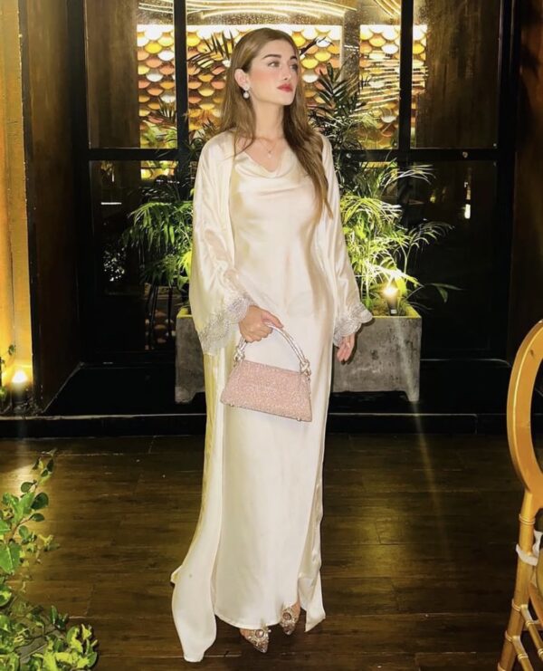 CREAM ABAYA SET - Image 2