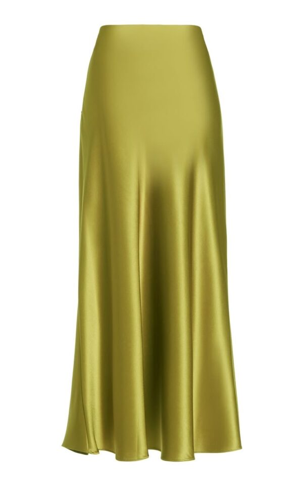 Satin Midi skirt - Image 15